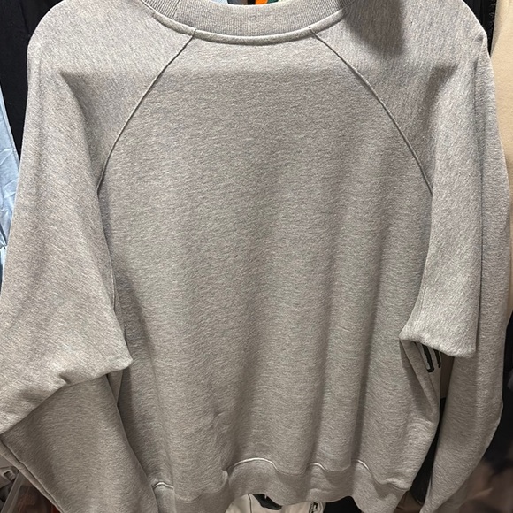 Versace Gray Crewneck Sweater with Greek Key Pattern - Picture 6 of 6